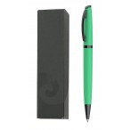 Ручка шариковая Pierre Cardin Actuel зеленая, матовый пластик, клип метал., картон.короб.