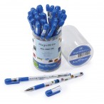 Ручка шариковая Bruno Visconti MagicWrite.Яркие машинки синяя, 0,5мм.