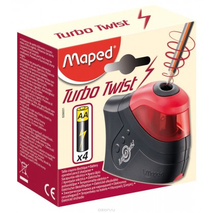 Точилка MAPED Turbo Twist электр., 1 отв., контейнер