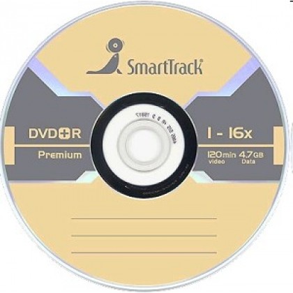 Диск DVD+R Smart Track 4.7Gb 16x  SP-100/600/