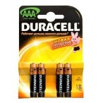 Батарейка Duracell Basic LR03-4BL (цена за 1шт.)  алкалиновая (щелочная) батарейка типа AAA LR03