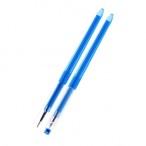 Ручка гелевая TUKZAR синяя,  игольчатый наконечник в форме пера, 0,5мм.
