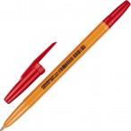 Ручка шариковая  CORVINA-51 красная жёлтый корпус
