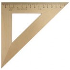 Треугольник 45гр/160мм. деревянный МОЖГА