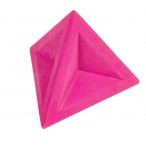 Ластик BRUNNEN треугольный, розовый, 4,5х4,5х4см.