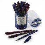 Ручка шариковая Bruno Visconti Soft Write Original синяя, 0,5мм., масляная, 3 цвета корпуса