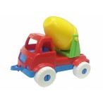 Игрушка Рыжий Кот Машинка мини.Бетономешалка пластик, 12см.