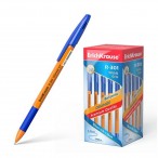 Ручка шариковая ERICH KRAUSE R-301 Grip Orange синяя, 0,35мм.