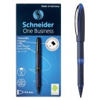 Ручка-роллер Schneider One Business синяя, прорезин. поверхность, 0,6мм.