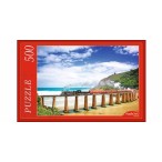 Пазлы 500 эл. Рыжий Кот Железнодорожный мост размер картинки 50x34,5 см