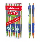 Ручка автоматическая Erich Krause  XR-30 Spring синяя, 0,7мм.