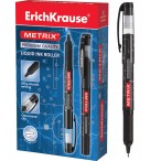 Ручка-роллер ERICH KRAUSE Metrix черная, 0,45мм.