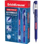 Ручка-роллер ERICH KRAUSE Metrix синяя, 0,45мм.