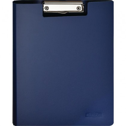 Папка-планшет А4 Attache синяя, с верхней створкой