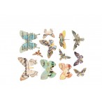 Наклейки Чип-Арт Бумажные бабочки декоративная