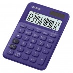 Калькулятор Casio MS-20UC-PL-S-EC фиолетовый, 12 разряд., настольный, 105х150х23
