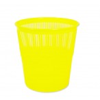 Корзина д/бумаг TUKZAR  12л., желтая, флюорисц., пластик