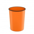 Корзина д/бумаг ERICH KRAUSE Neon Solid 13,5л., оранжевая, пластик