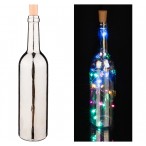 Фигурка декоративная Бутылка с подсветкой, высота 32см., диаметр 7,2см.