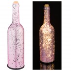 Фигурка декоративная Бутылка с подсветкой, высота 29,5см., диаметр 8см.