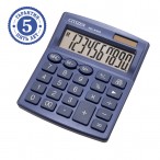 Калькулятор CITIZEN SDC-810NRNVE, 10 разряд., темно-синий, дв.питан.,127*105*21 мм, европодвес