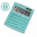 Калькулятор CITIZEN SDC-810NRGNE, 10 разряд., бирюзовый, дв.питан.,127*105*21 мм, европодвес