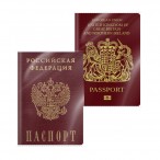 Обложка д/паспорта ERICH KRAUSE Glossy Clear пластик, 188х134мм., 100мк.