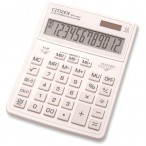 Калькулятор CITIZEN  SDC-444XRWHE, 12 разряд., белый, 155х204х33мм, двойное питание
