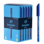 Ручка шариковая Schneider Vizz F синяя, 0,8мм.