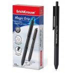 Ручка гелевая ERICH KRAUSE Magic Grip черная, 0,5мм., автоматическая, сo стираемыми чернилами