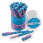 Ручка шариковая Bruno Visconti FreshWrite.Розовый горошек синяя, 0,7мм.