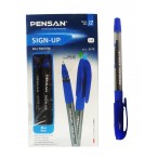 Ручка шариковая Pensan Sing-Up синяя, 1мм.