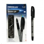 Ручка шариковая Pensan Sing-Up черная, 1мм.