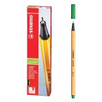 Ручка капиллярная STABILO Point 88 зелёный, 0,4мм.
