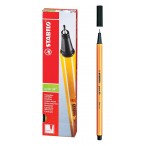 Ручка капиллярная STABILO Point 88 чёрная, 0,4мм.