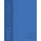 Тетрадь А5 48л. ХАТБЕР Progressive.Синяя клетка, пластиковая обложка