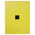Записная книжка А6 Be Smart  32л.Minimalism.Желтый клетка, скрепка, мягк.обложка, скр.углы