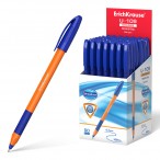 Ручка шариковая Erich Krause U-109 Orange Stick and Grip синяя , 1,0мм., треугол.корп, (аналог U-19)