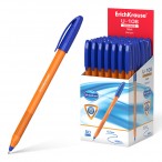 Ручка шариковая ERICH KRAUSE Ultra Glide Technology U-108 синяя, Orange Stick, 1.0, (аналог U-11)
