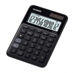 Калькулятор Casio MS-20UC-BK-S-EC черный, 12 разряд., настольный, 105х150х23