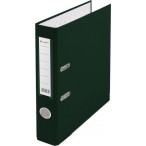 Папка-регистратор 50мм Lamark зеленая, с карманом, метал.окант