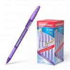 Ручка шариковая ERICH KRAUSE R-301 Violet Stick and Grip фиолетовая, 0,7мм.