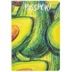 Обложка д/паспорта Миленд Авокадо пвх, slim