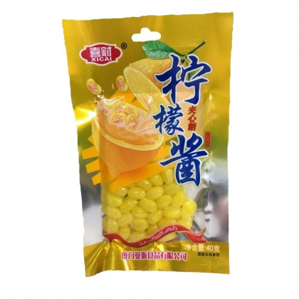 Мармелад Xi Cai Fruit Candy Лимон 40гр., пакет, европодвес,  (А)
