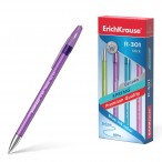 Ручка гелевая ERICH KRAUSE Spring Gel Stick R-301 синяя, 0,5мм., толщина линии 0,4мм