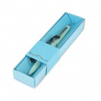 Ручка шариковая Bruno Visconti San Remo синяя, 1.0мм., автомат, мятный корпус, голубая коробка