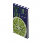 Ежедневник АЛЬТ A5- Juicy Life.Грейпфрут недатир., тв.обл., глянц.ламин., клетка, 128л., 133х206