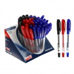 Ручка гелевая Pensan Soft Gel Fine синяя,красная,черная, 0,7мм., дисплей
