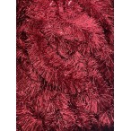 Мишура Миленд Новогодняя красная, 2м., диаметр  7 см.