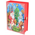 Коробка-книга Миленд ''Дед Мороз и его внучка'' 13,5*20*6 см.